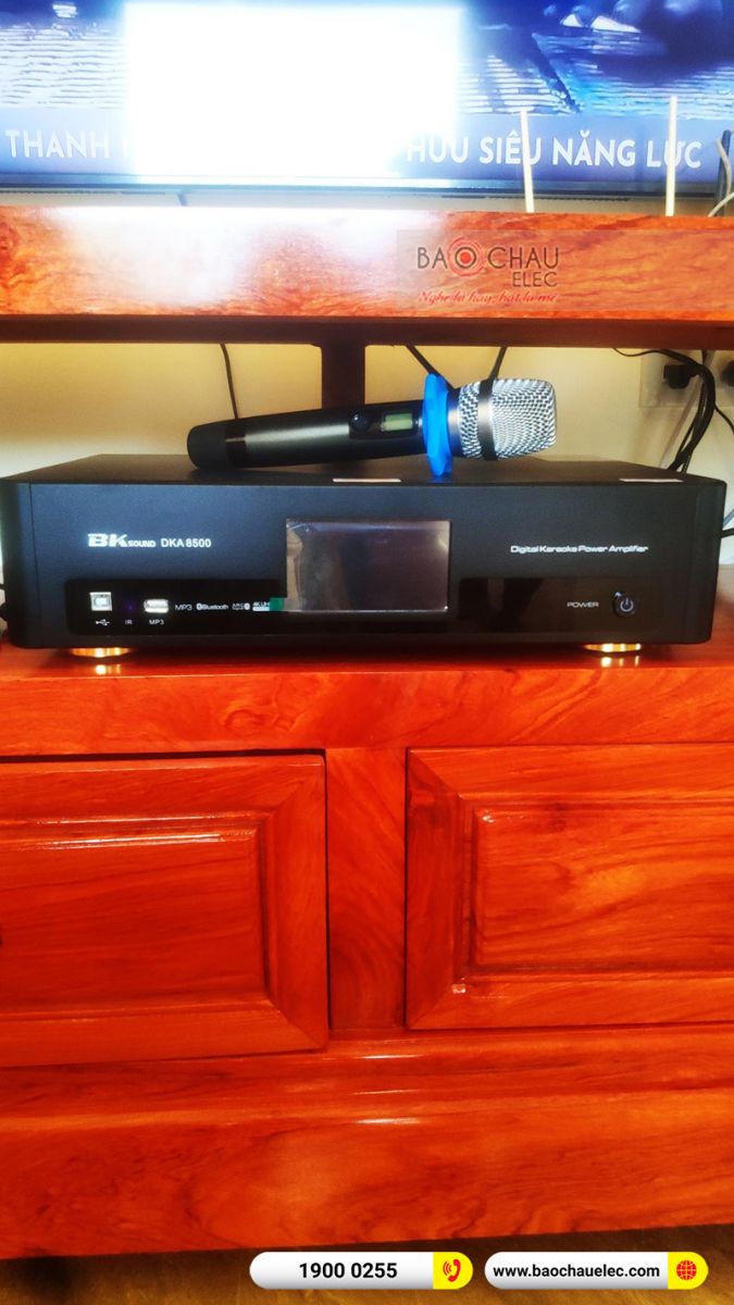 Lắp đặt dàn karaoke gia đình chị Huyền