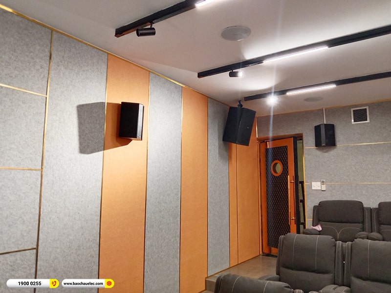 Thi công nội thất, lắp đặt hệ thống nghe nhạc, xem phim trị giá hơn 400 triệu cho anh Khoa tại Thái Bình (Klipsch RP8000F, RP-502S, RP-500C, SPL-150,…)