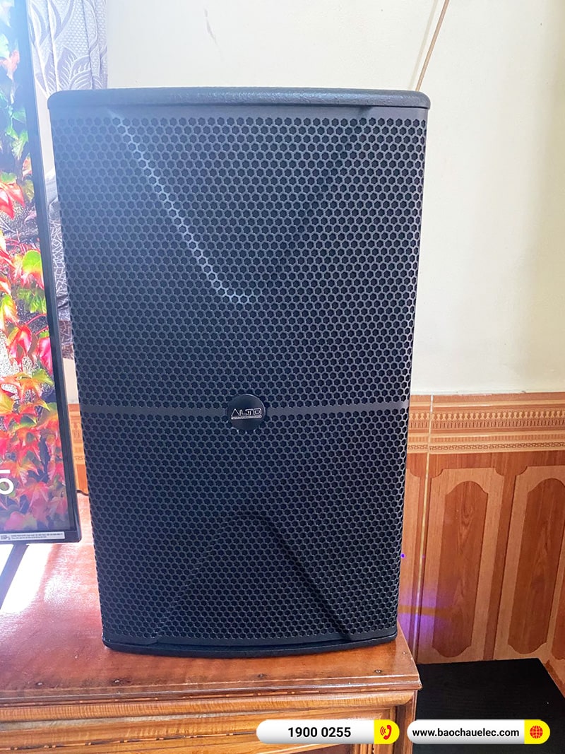 Lắp đặt dàn karaoke trị giá hơn 30 triệu cho anh Hưởng tại Thái Bình (Alto AT2000II, VM620A, X5 Plus, SW312B, U900 Plus X) 