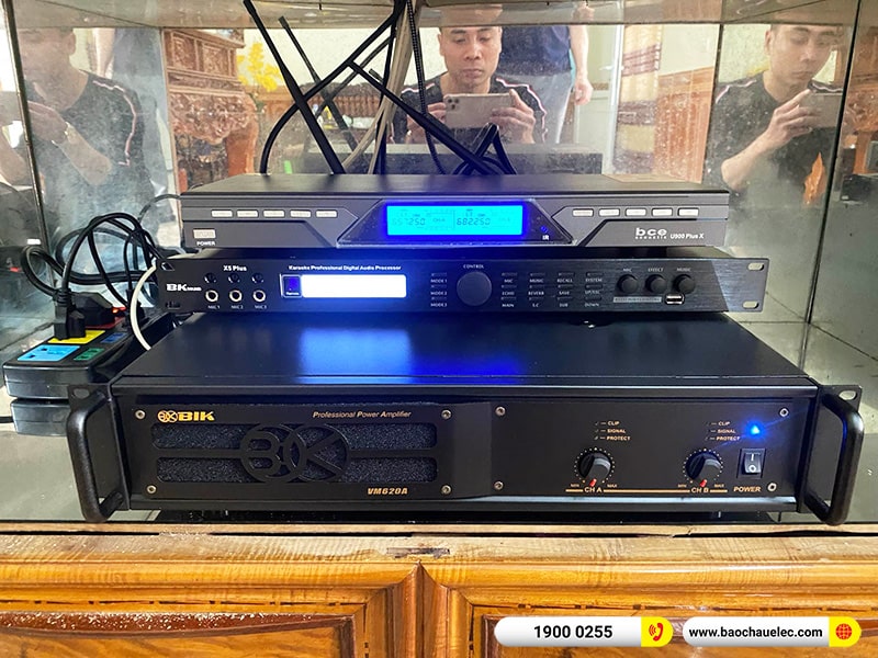 Lắp đặt dàn karaoke trị giá hơn 30 triệu cho anh Hưởng tại Thái Bình (Alto AT2000II, VM620A, X5 Plus, SW312B, U900 Plus X) 