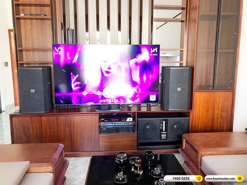 Lắp đặt dàn karaoke BIK 45tr cho chị Linh tại Thái Bình (BIK BSP 412II, VM630A, BPR-8500, BJ-W66 Plus, BJ-U600) 