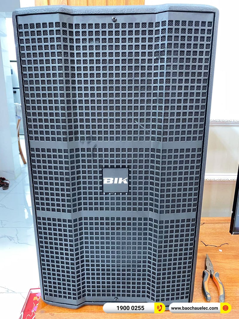 Lắp đặt d&agrave;n karaoke trị gi&aacute; gần 50 triệu cho anh C&ocirc;ng tại Th&aacute;i B&igrave;nh (BIK KSP 8012, BPA-8200, BPR-8500, SW715, BJ-U600) 