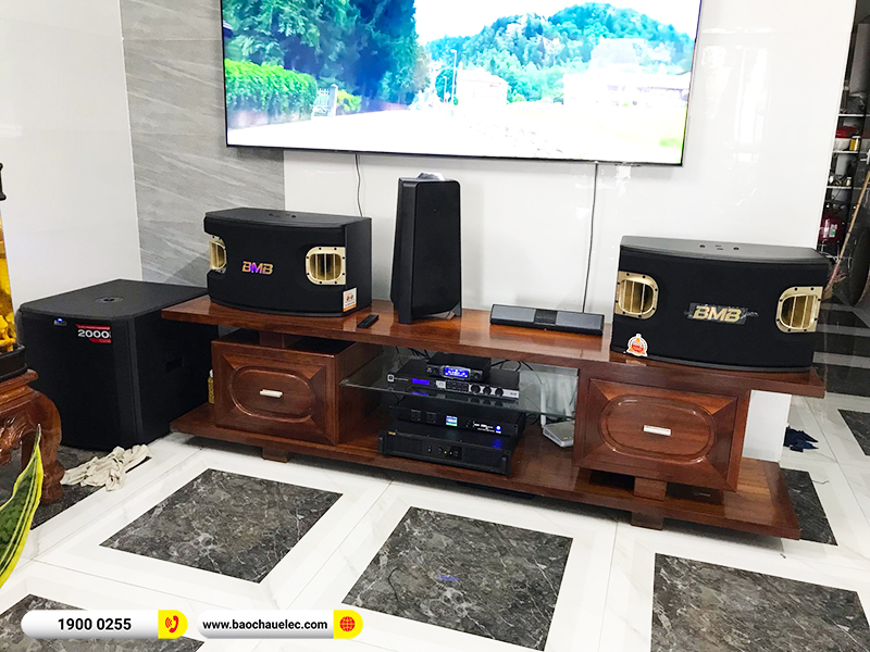 Lắp đặt dàn karaoke trị giá gần 80 triệu cho anh Đại tại Thái Bình (BMB 900SE, DAD 950, KX180A, TS315S, VM300, BKSound M8)