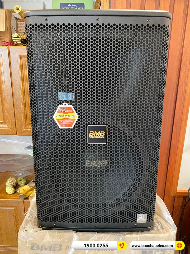 Lắp đặt dàn karaoke BMB 43tr cho anh Danh tại Thái Bình (BMB 1212SE, BKSound DKA 8500, BKSound SW612C) 