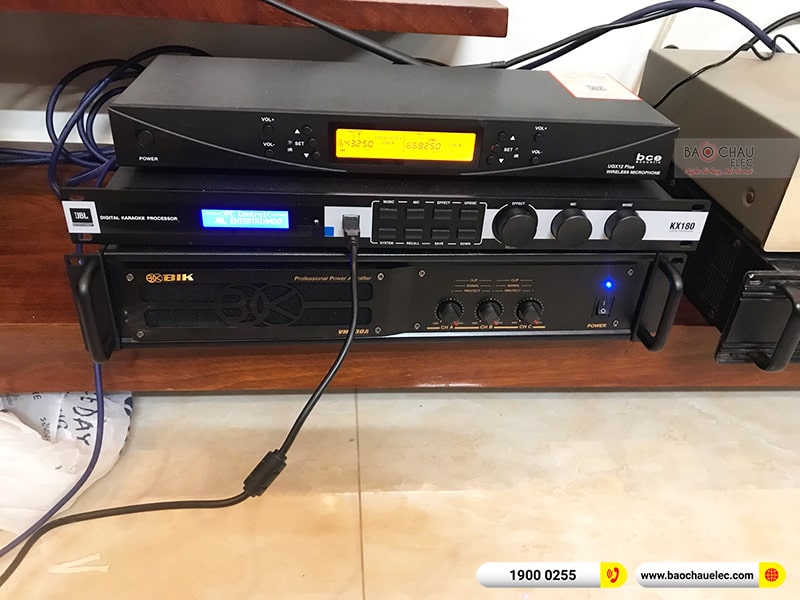 Lắp đặt dàn karaoke trị giá gần 40 triệu cho anh Dương tại Thái Bình 