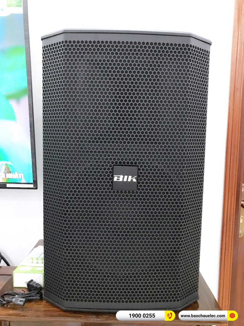 Lắp đặt dàn karaoke trị giá gần 40 triệu cho anh Hiếu tại Thái Bình (BIK BSP 412II, BIK VM630A, BPR-5600, BIK BJ-U500)