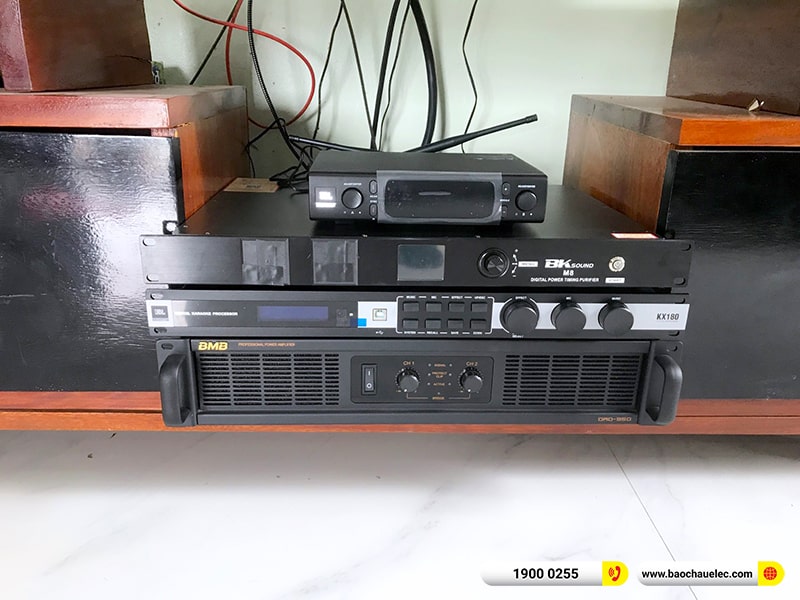 Lắp đặt dàn karaoke trị giá gần 80 triệu cho anh Hiệu tại Thái Bình (BMB CSS 1212SE, DAD 950, KX180A, TX212S, VM300, BKSound M8) 