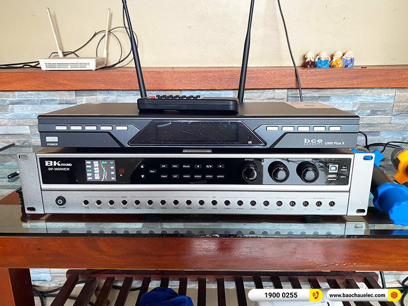 Lắp đặt dàn karaoke trị giá khoảng 30 triệu cho anh Sơn tại Thái Bình (Alto BLS12+, BKSound DP3600 New, U900 Plus X) 