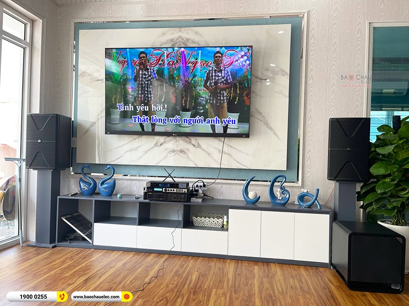 Lắp đặt d&agrave;n karaoke trị gi&aacute; khoảng 40 triệu cho anh Sơn tại Th&aacute;i B&igrave;nh