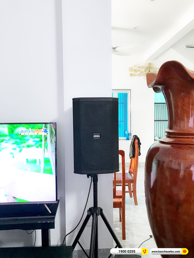 Lắp đặt dàn karaoke trị giá khoảng 50 triệu cho anh Tùng tại Thái Bình (BIK BSP 412II, VM630A, BPR-8500, BJ-W66 Plus, BJ-U600) 