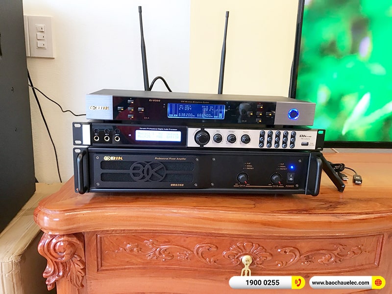 Lắp đặt dàn karaoke trị giá gần 40 triệu cho anh Tùng tại Thái Bình (BIK BSP 412II, VM620A, X6 Luxury, SW612C, BJ-U500) 
