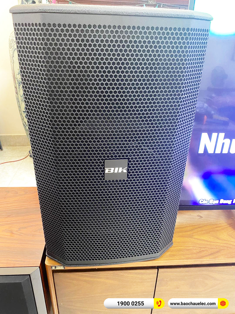 Lắp đặt dàn karaoke trị giá khoảng 40 triệu cho anh Tuyến tại Thái Bình (BIK BSP 412II, VM620A. BPR-8500, SW612, BJ-U500) 