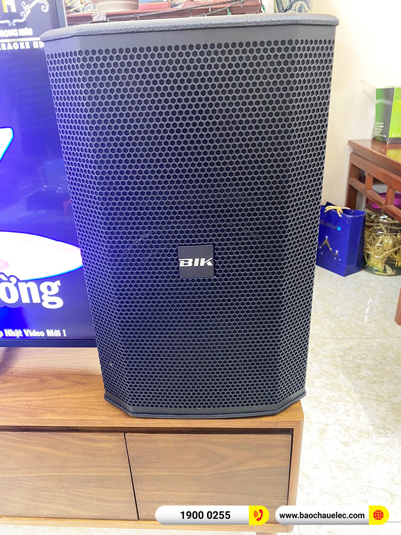 Lắp đặt dàn karaoke trị giá khoảng 40 triệu cho anh Tuyến tại Thái Bình (BIK BSP 412II, VM620A. BPR-8500, SW612, BJ-U500) 