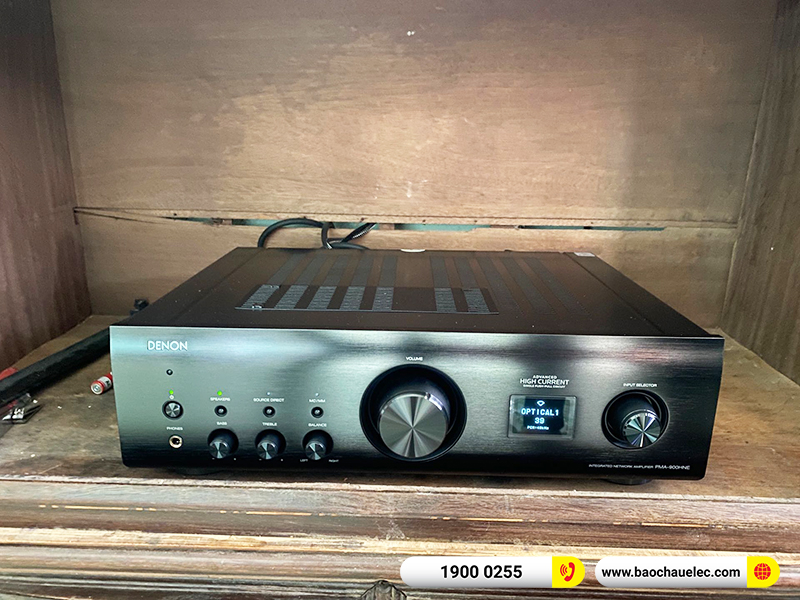 Lắp đặt dàn nghe nhạc trị giá hơn 30 triệu cho anh Văn tại Thái Binh (JBL Stage A180, Denon PMA-900HNE) 