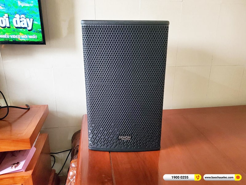 Lắp đặt dàn karaoke trị giá hơn 30 triệu cho anh Vinh tại Thái Bình (Denon DP-R212, VM620A, DSP-9000 Plus, SW612C, U900 Plus X) 
