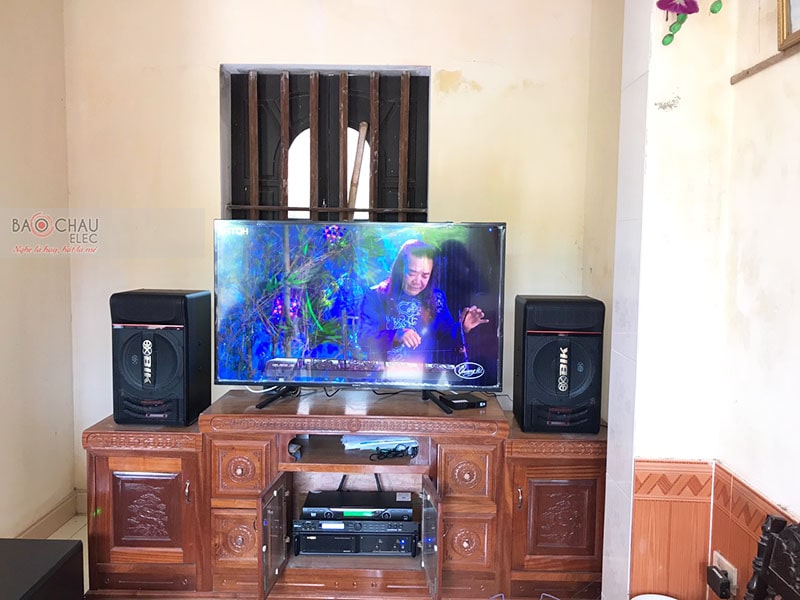 Lắp đặt dàn karaoke anh Giang tại Thái Bình (BJ-S886II, VM620A, X5 Plus, SW512B, U900 Plus 