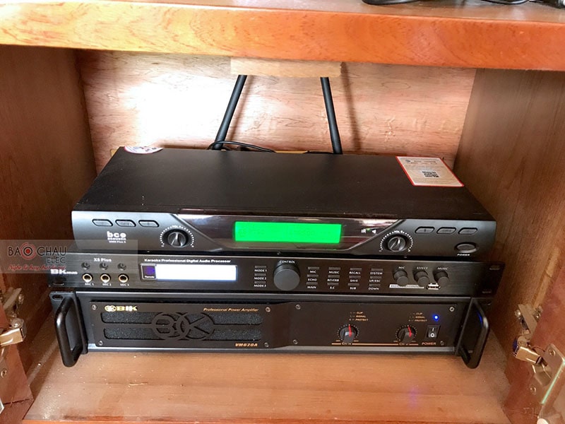 Lắp đặt dàn karaoke anh Giang tại Thái Bình (BJ-S886II, VM620A, X5 Plus, SW512B, U900 Plus 