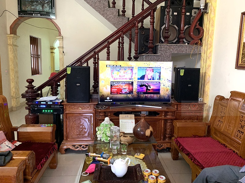 Dàn karaoke Domus gia đình anh Giang ở Thái Bình h4