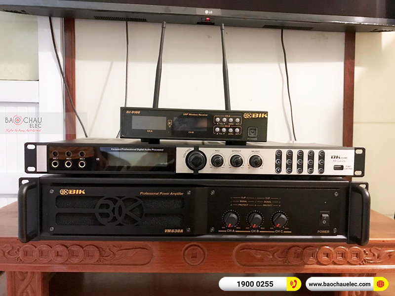 Lắp đặt dàn karaoke gia đình anh Hiển tại Thái Bình