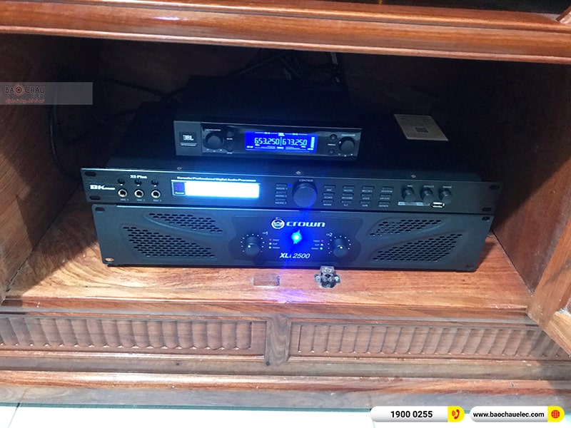 Lắp đặt dàn karaoke trị giá hơn 50 triệu cho anh Huân tại Thái Bình