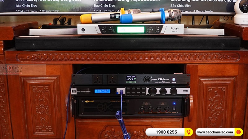 Lắp đặt dàn karaoke anh Khánh tại Thái Bình