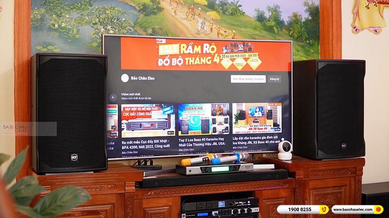 Lắp đặt dàn karaoke anh Khánh tại Thái Bình