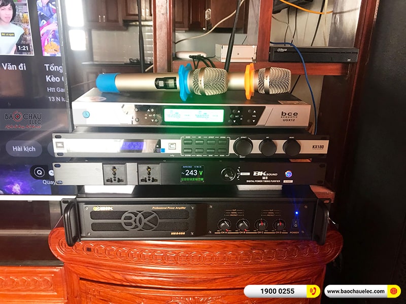 Lắp đặt dàn karaoke gia đình anh Thắng
