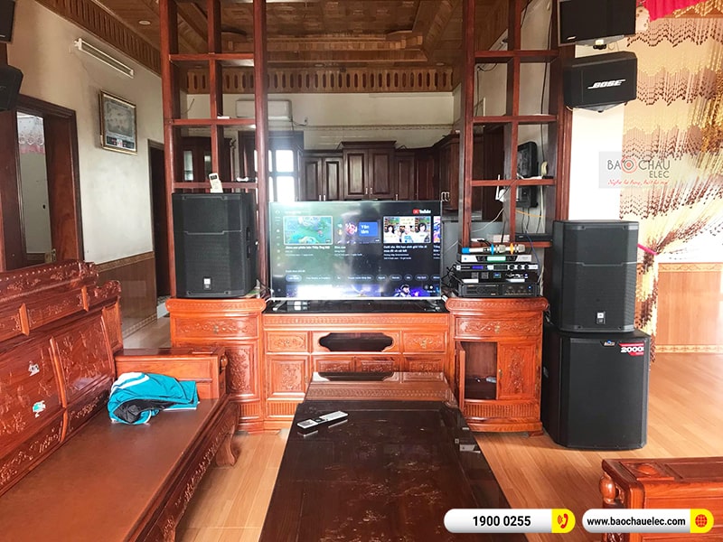Lắp đặt dàn karaoke gia đình anh Thắng