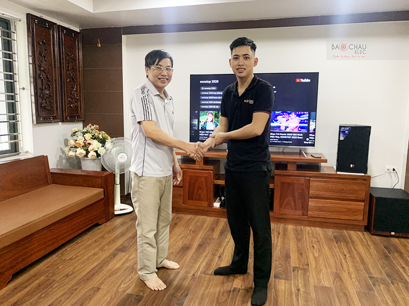 Dàn karaoke gia đình chú Như h5