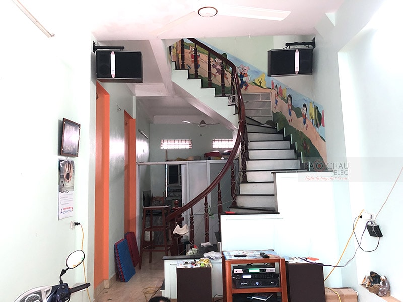 Dàn karaoke JBL của gia đình anh Hoạt ở Thái Bình h4
