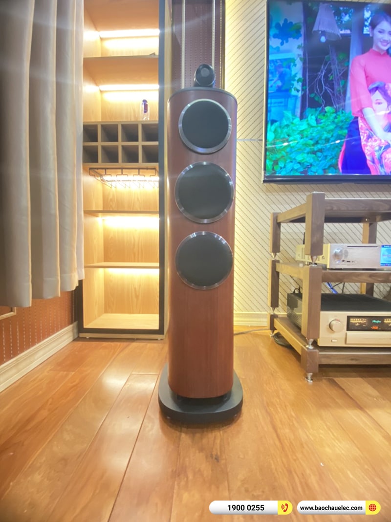 Thi công nội thất và đặt hệ thống karaoke, nghe nhạc trị giá hơn 700 triệu cho khách hàng tại Thái Binh (BW 803 D4, Accuphase E380, Audio X45, RCF 4112, MC2 E25,…) 