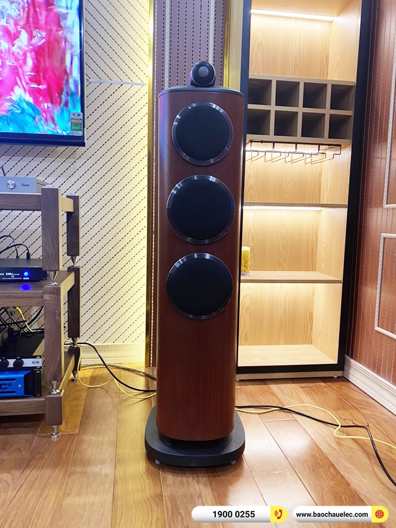 Thi công nội thất và đặt hệ thống karaoke, nghe nhạc trị giá hơn 700 triệu cho khách hàng tại Thái Binh (BW 803 D4, Accuphase E380, Audio X45, RCF 4112, MC2 E25,…) 