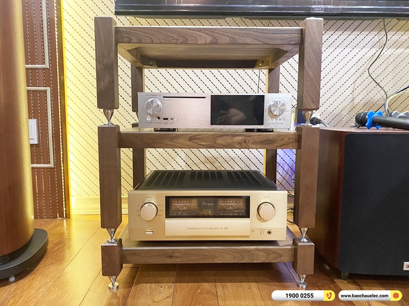 Thi công nội thất và đặt hệ thống karaoke, nghe nhạc trị giá hơn 700 triệu cho khách hàng tại Thái Binh (BW 803 D4, Accuphase E380, Audio X45, RCF 4112, MC2 E25,…) 