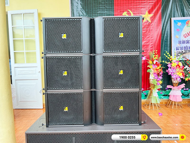 Lắp đặt d&agrave;n Line Array Actpro trị gi&aacute; 200 triệu cho anh Tươi tại Thanh H&oacute;a (Actpro KR210, Actpro KR28, FP10000Q, FP14000, MG12XU,&hellip;)