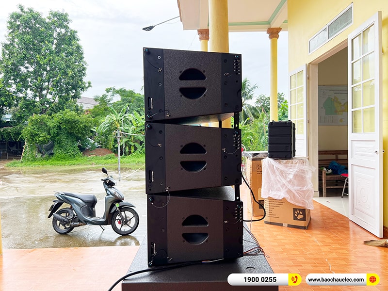 Lắp đặt d&agrave;n Line Array Actpro trị gi&aacute; 200 triệu cho anh Tươi tại Thanh H&oacute;a (Actpro KR210, Actpro KR28, FP10000Q, FP14000, MG12XU,&hellip;)