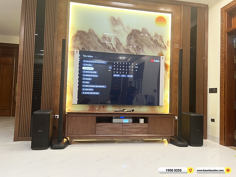 Lắp đặt dàn karaoke, loa di động Bose hơn 200tr cho Bảy tại Thanh Hóa (Bose L1 Pro32, Sub 2 Bass Module, K9900II Luxury, WB-5000S) 