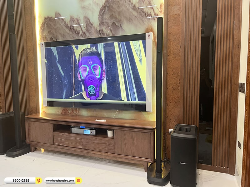 Lắp đặt dàn karaoke, loa di động Bose hơn 200tr cho Bảy tại Thanh Hóa (Bose L1 Pro32, Sub 2 Bass Module, K9900II Luxury, WB-5000S) 