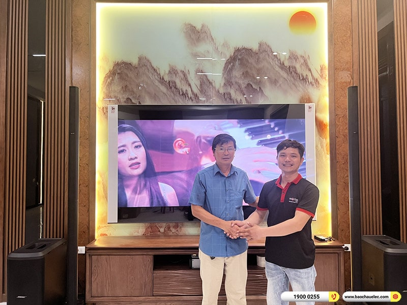 Lắp đặt dàn karaoke, loa di động Bose hơn 200tr cho Bảy tại Thanh Hóa (Bose L1 Pro32, Sub 2 Bass Module, K9900II Luxury, WB-5000S) 