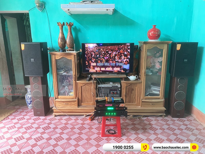 Dàn karaoke gia đình anh Chung 