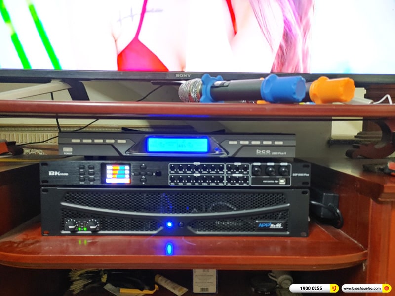 Lắp đặt dàn karaoke trị giá hơn 20 triệu cho anh Chương tại Thanh Hóa (Alto AT1000II, APP MZ-46, DSP-9000 Plus, U900 Plus X) 