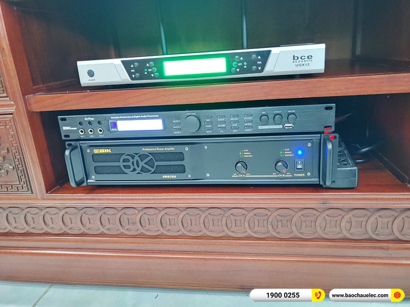 Lắp đặt dàn karaoke trị giá hơn 50 triệu cho anh Du tại Thanh Hóa (JBL CV1270, VM620A, X5 Plus, TX212S, UGX12) 
