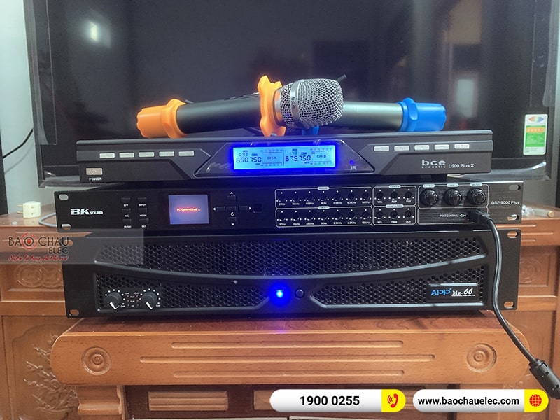 Dàn karaoke gia đình anh Dũng