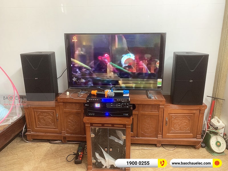 Dàn karaoke gia đình anh Dũng