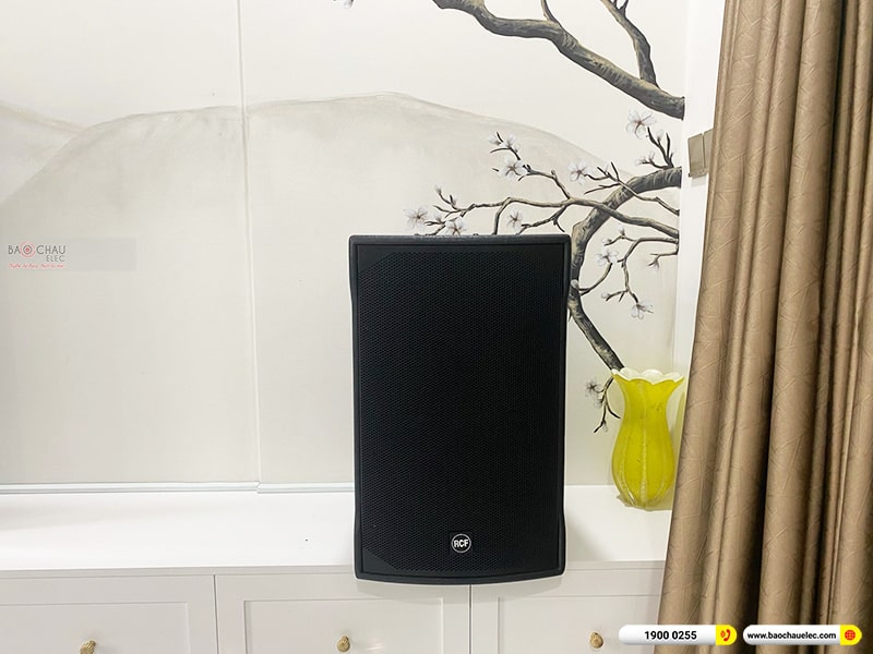 Lắp đặt d&agrave;n karaoke trị gi&aacute; hơn 100 triệu cho anh Duy tại TPHCM (RCF EMAX 3112 MK2, VM1020A, AAP K9900II, SPL-150, 4K Plus 4TB, M&agrave;n 22inch) 