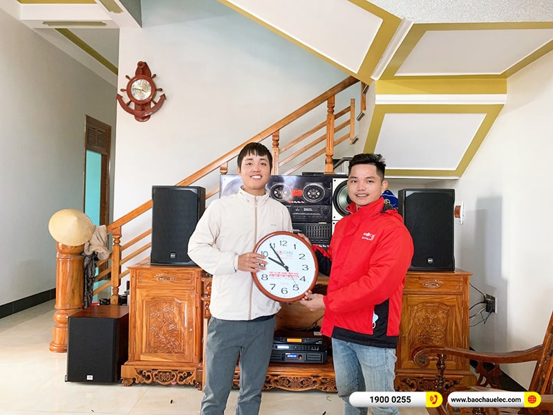 Lắp đặt dàn karaoke trị giá gần 60 triệu cho anh Hải tại Thanh Hóa (RCF EMAX 3112 MK2, BPA-6200, X5 Plus, SW612C, UGX12 Plus) 