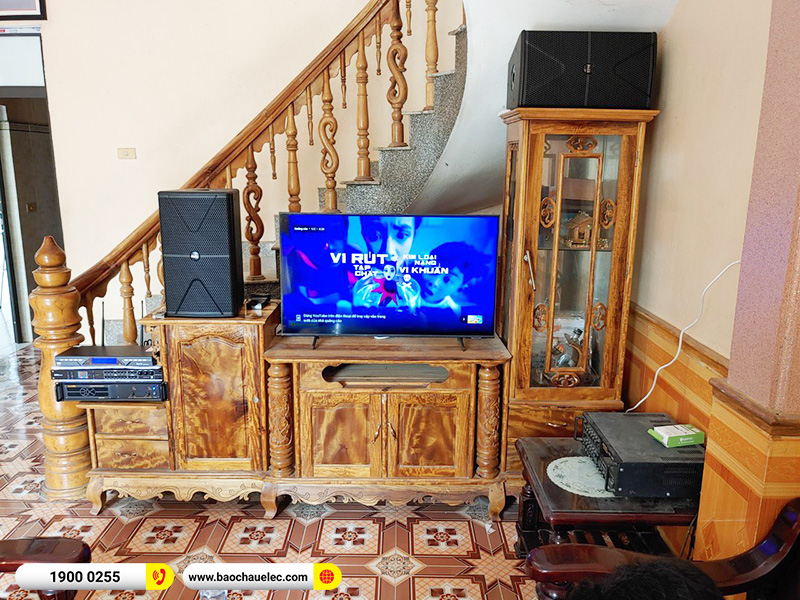 Lắp đặt dàn karaoke Alto 23tr cho anh Hiếu tại Thanh Hóa (Alto AT1000II, VM420A, DSP-9000 Plus, U900 Plus X)