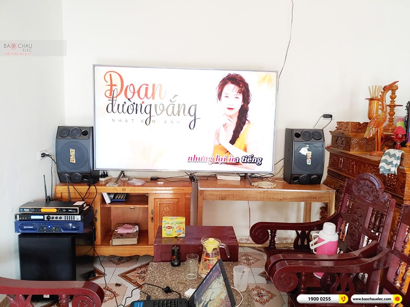 Lắp đặt dàn karaoke trị giá hơn 40 triệu cho anh Hợi tại Thanh Hóa (BMB 880SE, Crown T5, X6 Luxury, SW612B, UGX12 Gold)