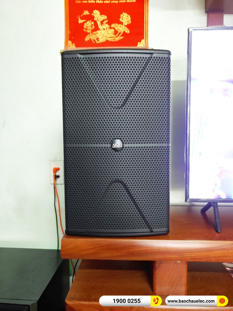 Lắp đặt dàn karaoke trị giá hơn 30 triệu cho anh Hùng tại Thanh Hóa (Alto AT2000II, VM620A, DSP-9000 Plus, SW612B, BJ-U500) 