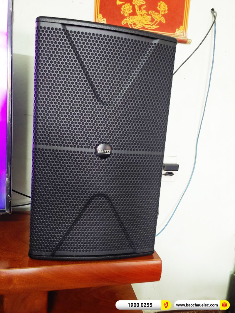 Lắp đặt dàn karaoke trị giá hơn 30 triệu cho anh Hùng tại Thanh Hóa (Alto AT2000II, VM620A, DSP-9000 Plus, SW612B, BJ-U500) 