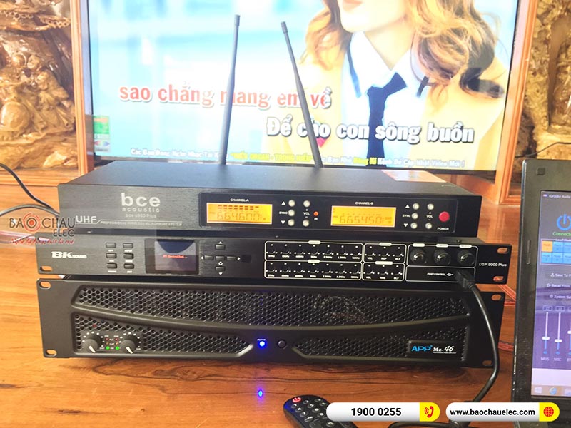 Dàn karaoke gia đình anh Kính